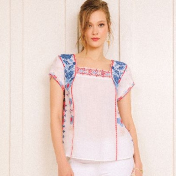 Johnny was ZELDA MEXICAN PEASANT TOP - Picture 6 of 9